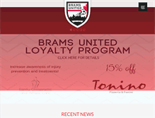 Tablet Screenshot of bramsunited.ca